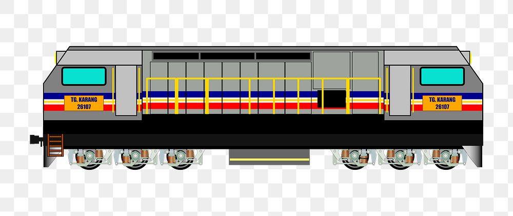 Train png illustration, transparent background. Free public domain CC0 image.