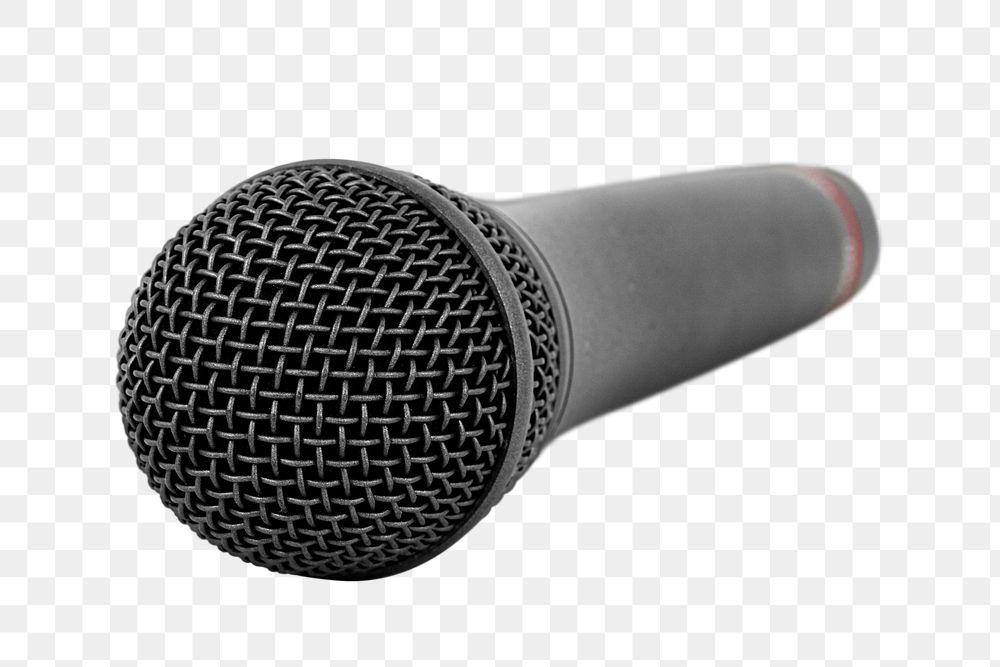 Microphone png sticker, transparent background