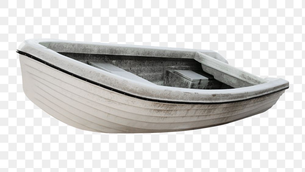 Old boat png sticker, transparent background