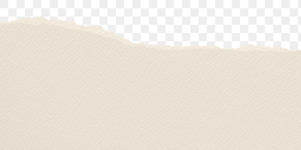 Ripped paper png border, transparent background