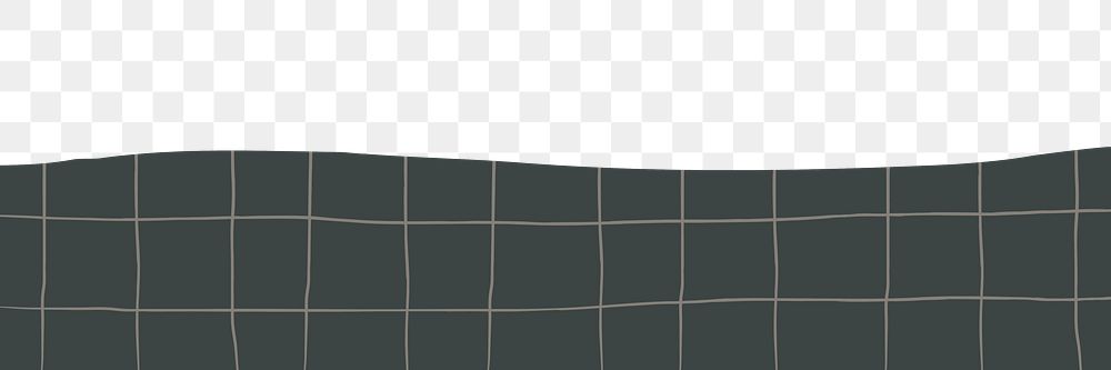 Png cute grid border, transparent background