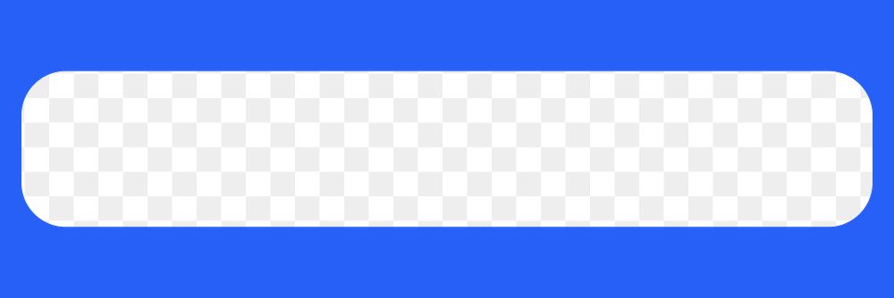 Blue rectangle png frame, transparent design