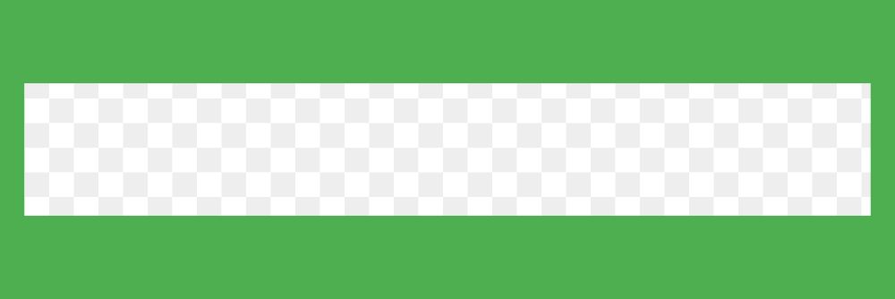 Green rectangle png frame, transparent design