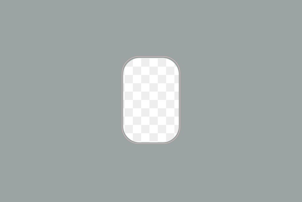 Minimal gray rectangle png frame, | Premium PNG - rawpixel