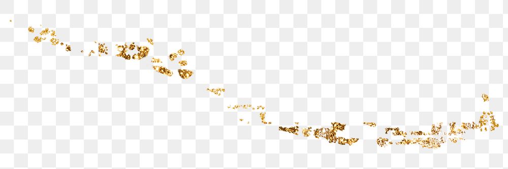 Glitter gold png sticker, transparent background