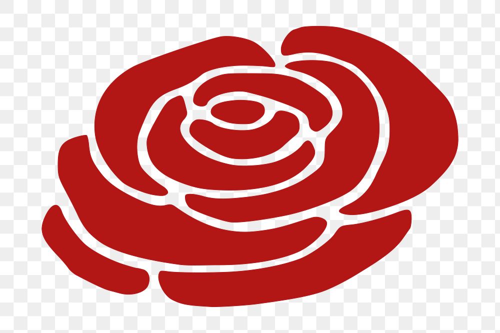 Rose png illustration, transparent background. Free public domain CC0 image.