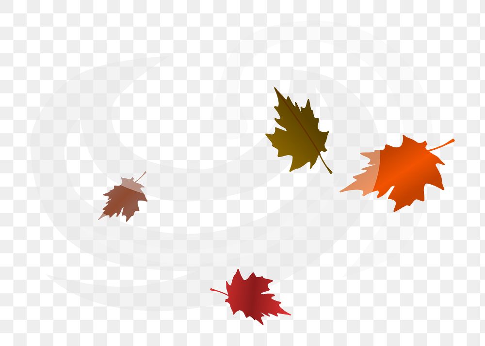 Autumn  png clipart illustration, transparent background. Free public domain CC0 image.