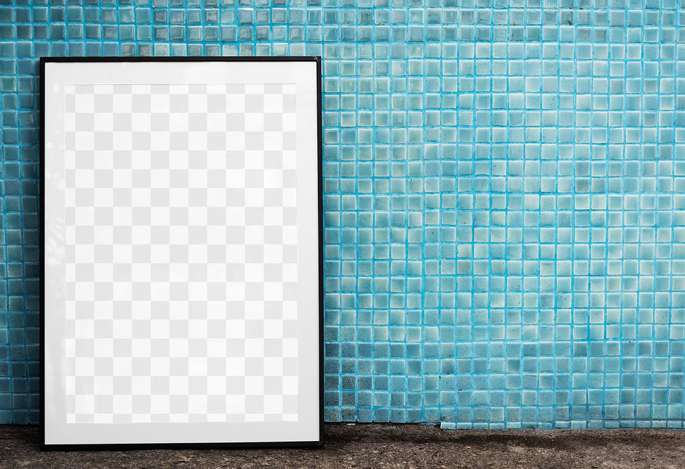 Photo frame png mockup, transparent design