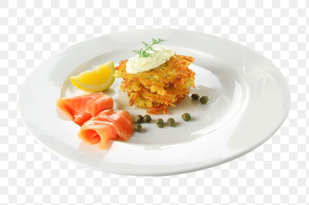 Fine dining dish png sticker, transparent background