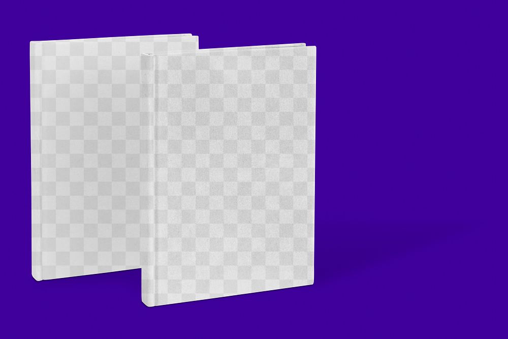 Book cover png transparent mockup