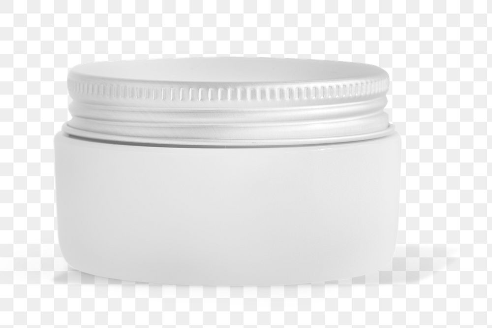 Skincare jar png sticker, transparent background