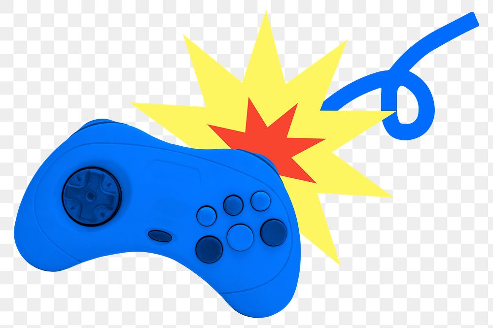Game console png sticker, colorful remix, transparent background 