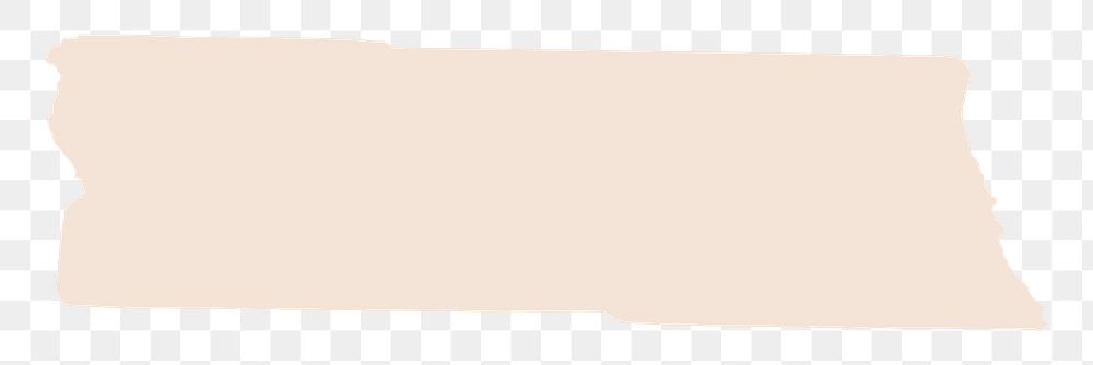 Beige brush stroke png sticker, transparent background