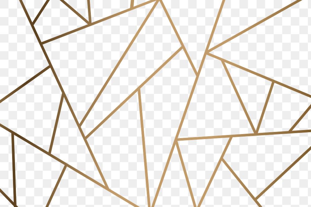 Gold pattern png gradient sticker, transparent background