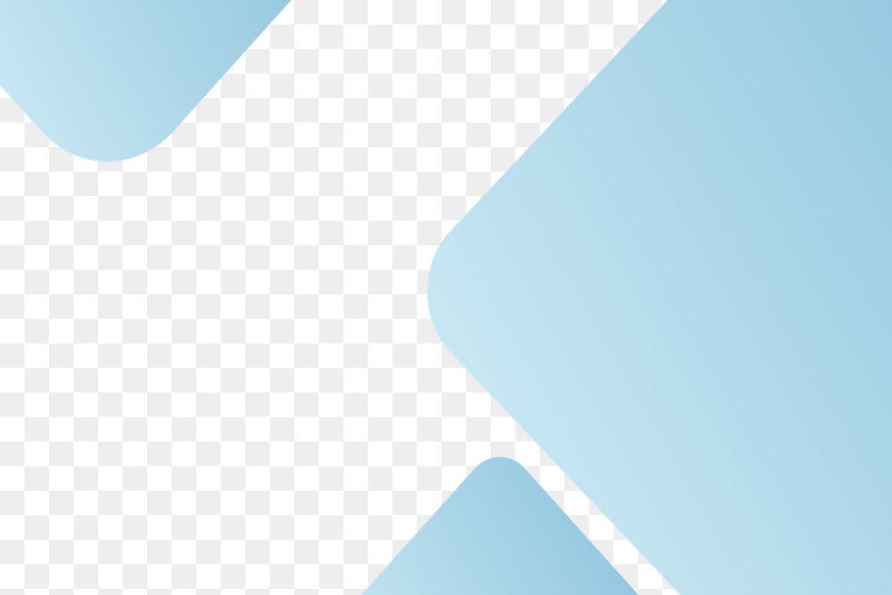 Blue modern png business background, transparent design