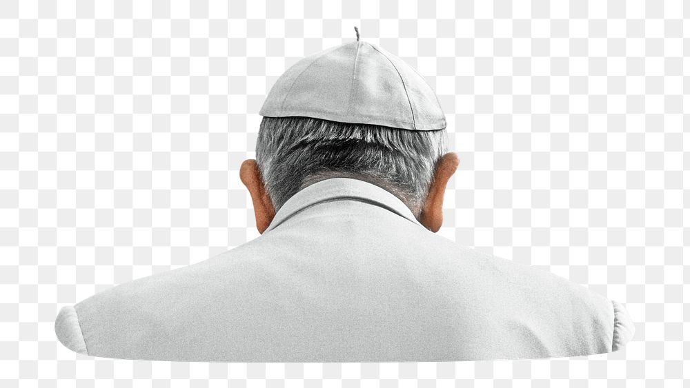 Catholic pope png sticker, transparent background