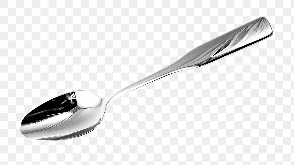 Spoon utensil png sticker, transparent background 