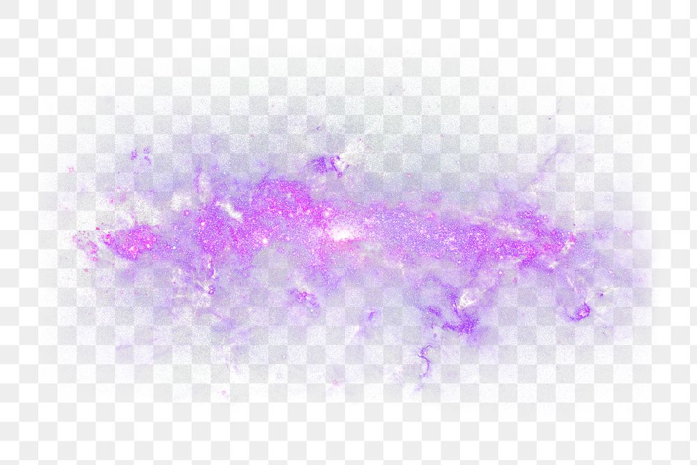 Milky way galaxy png sticker, transparent background