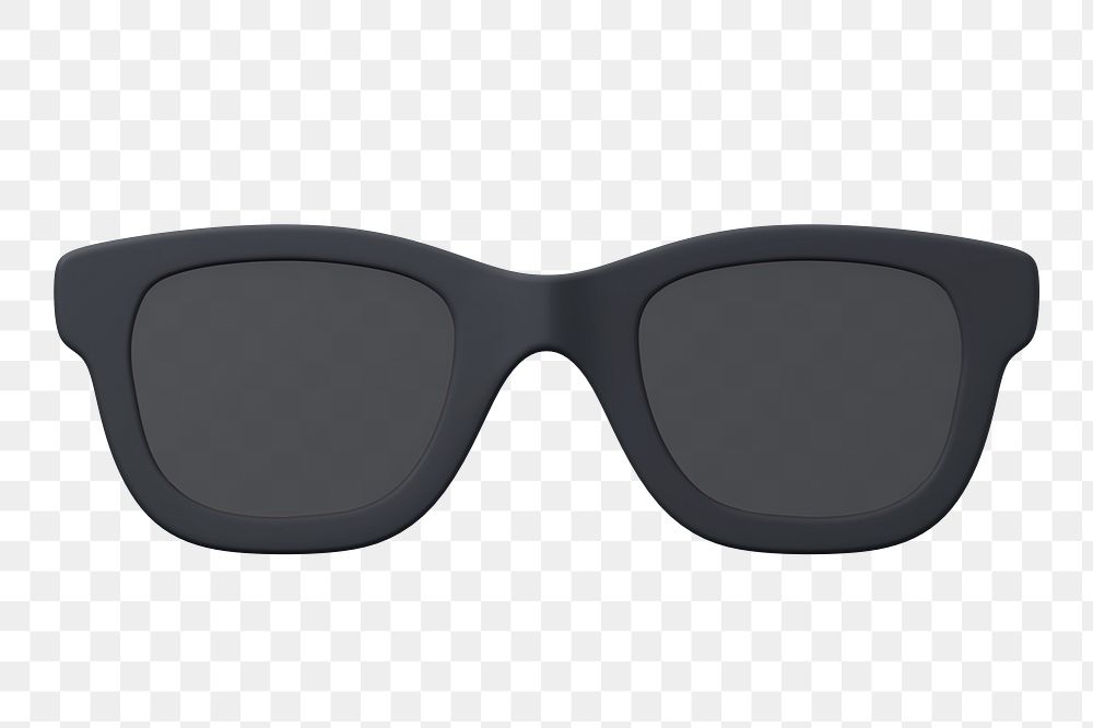 Sunglasses png sticker, accessory 3D cartoon transparent background