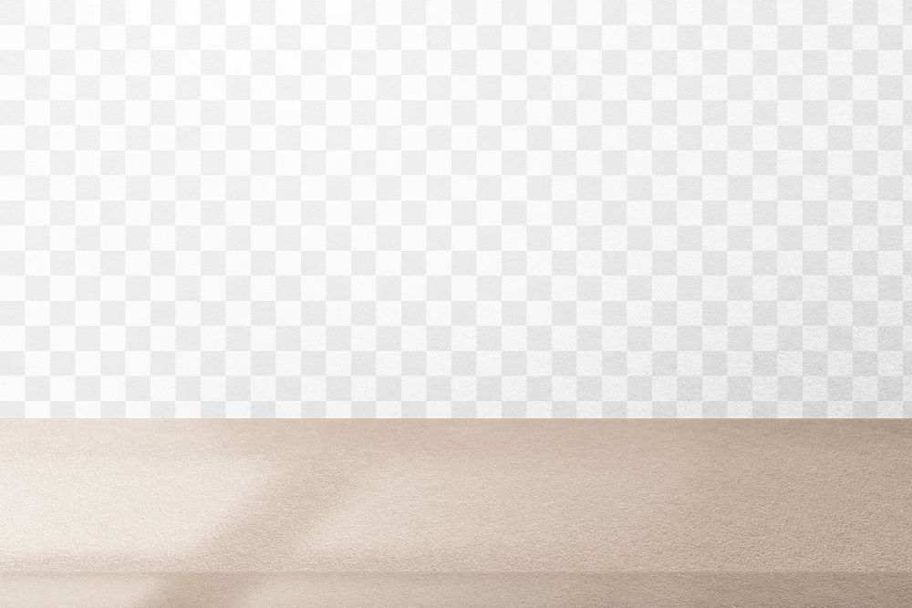 Beige product backdrop png mockup, transparent design