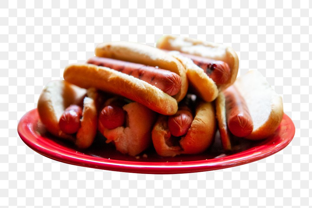 Hot dogs png sticker, transparent background