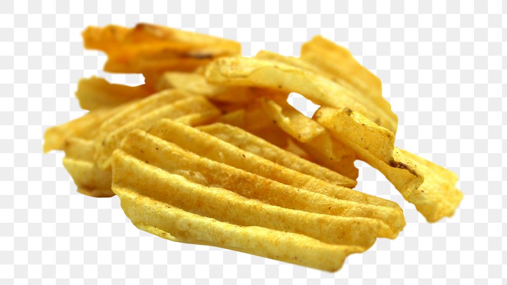  Chips snack png food sticker, transparent background