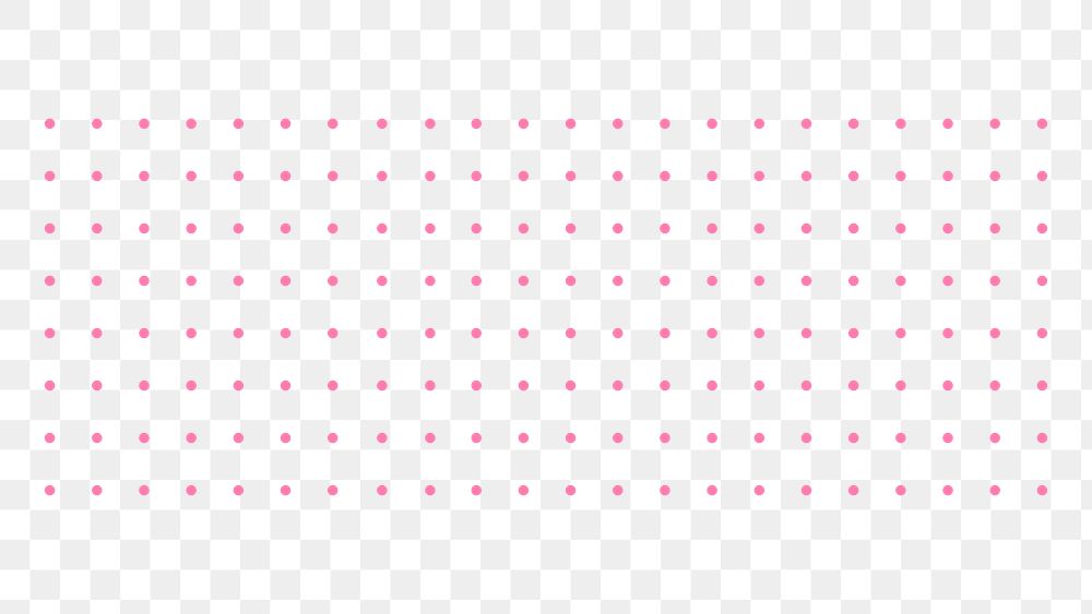 Dotted pattern rectangle png shape sticker, transparent background