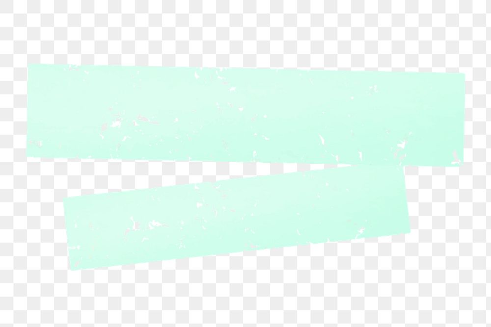 Green washi tape png sticker, transparent background