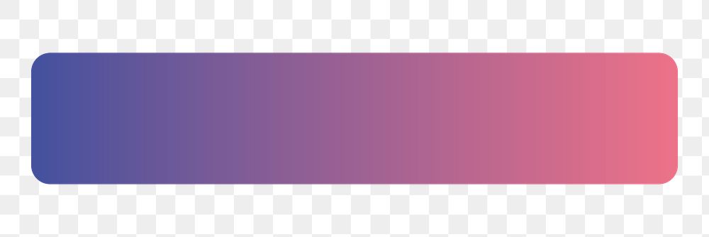 Purple gradient bar png sticker, transparent background