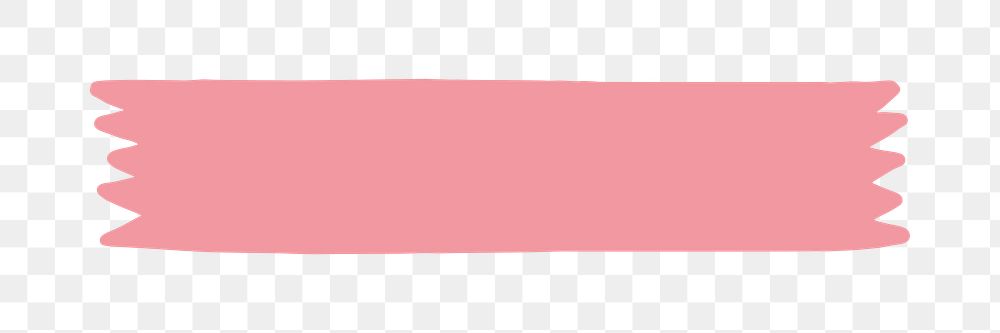 Pink ribbon banner png sticker, transparent background