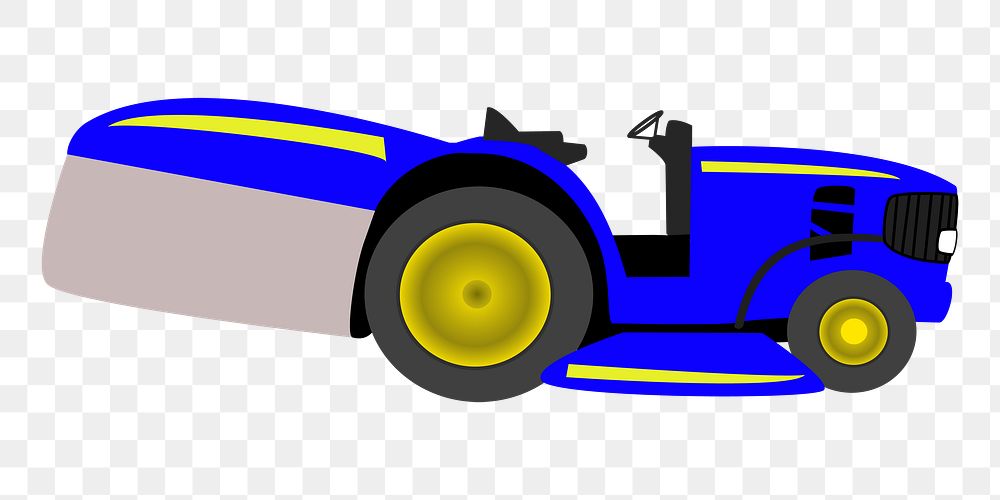 Blue car png illustration, transparent background. Free public domain CC0 image.