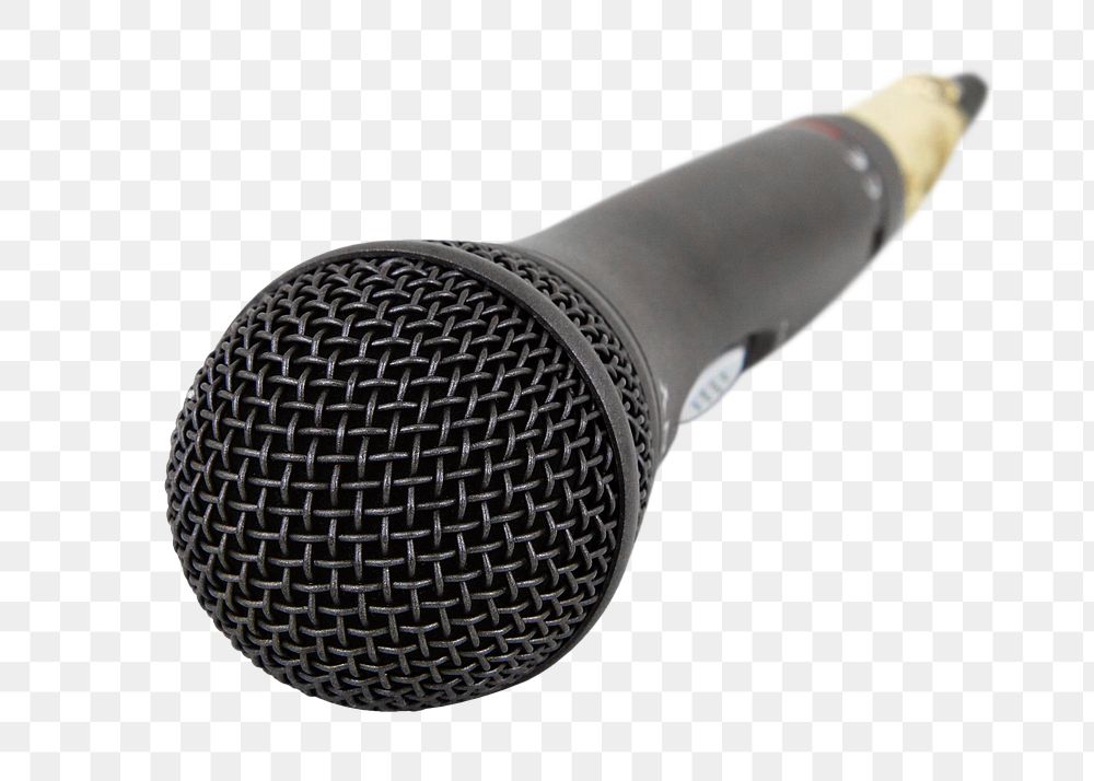 Microphone png sticker, transparent background