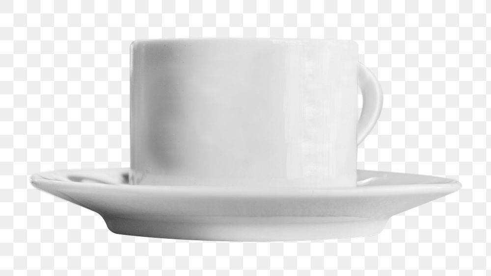 Cup of coffee png sticker, transparent background