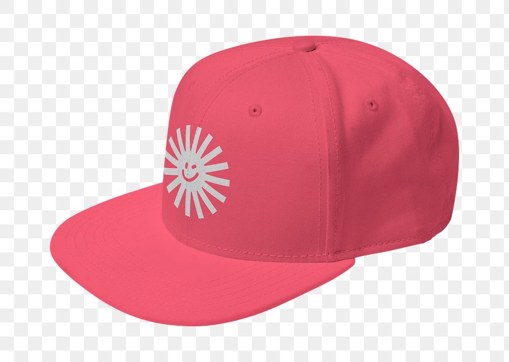 Pink cap  png sticker, fashion transparent background
