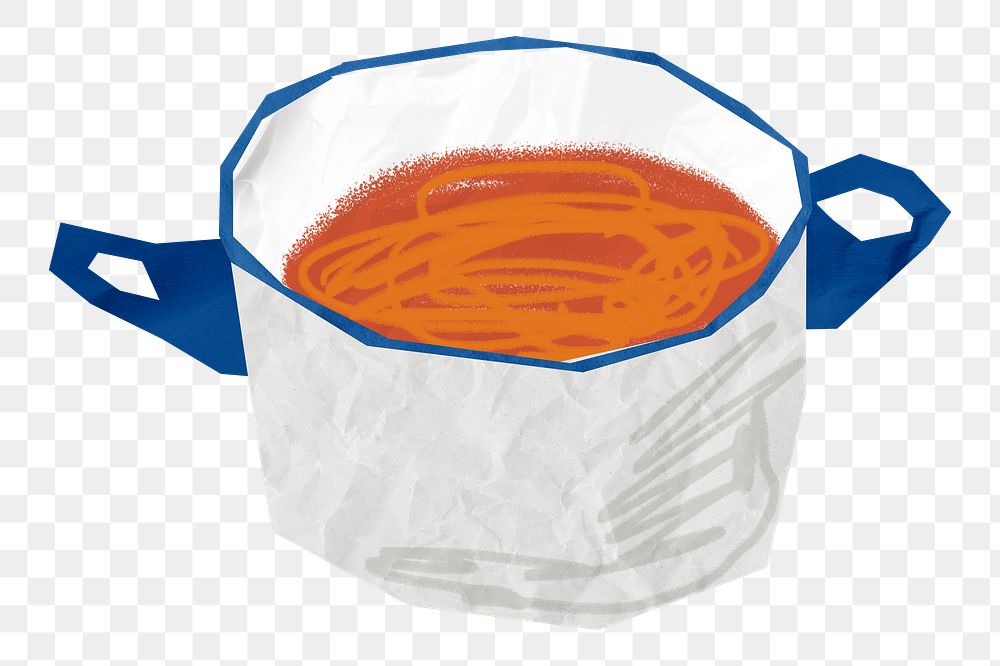 Tomato soup png sticker, transparent background