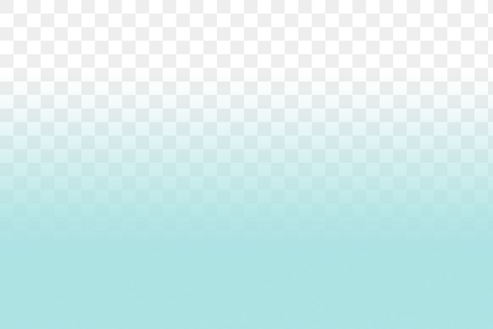 Teal blurry border png element, digital remix, transparent background