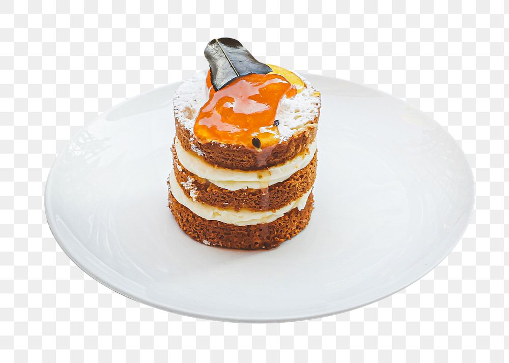 MIni cake png sticker, transparent background