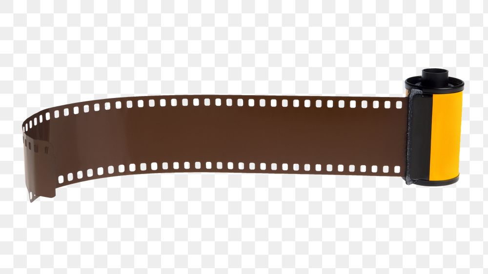 Analog film roll png sticker, transparent background