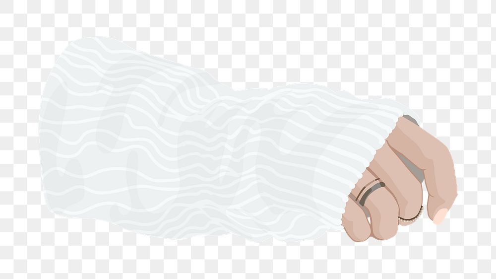 PNG aesthetic winter arm sticker, transparent background