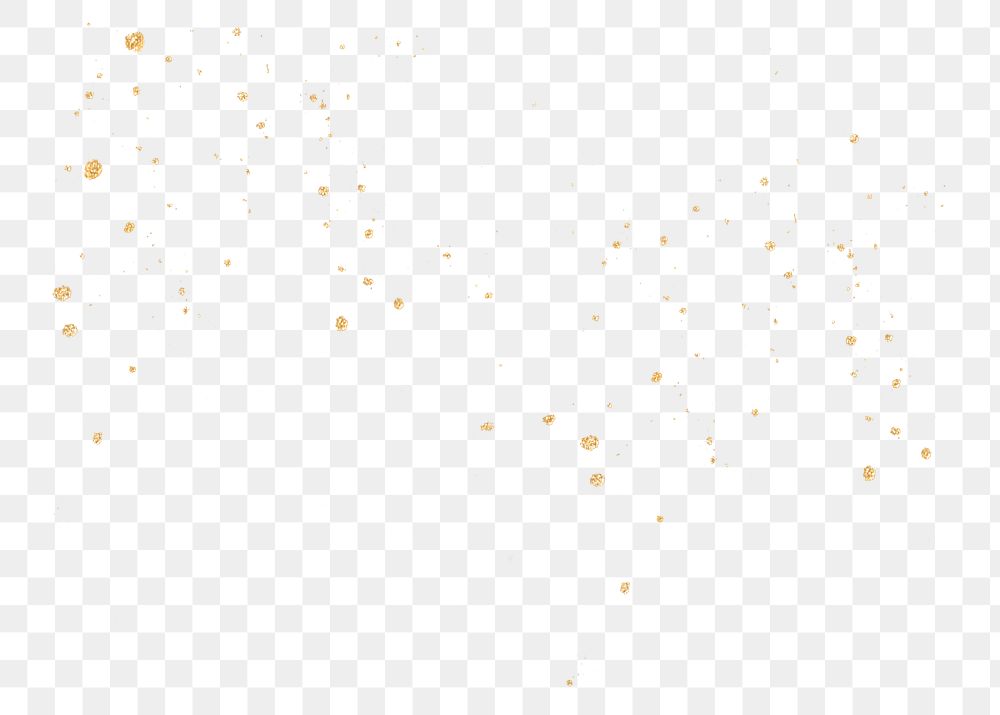 Gold glitter  png sticker, transparent background