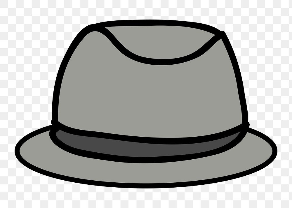 Hat png sticker, transparent background. Free public domain CC0 image.