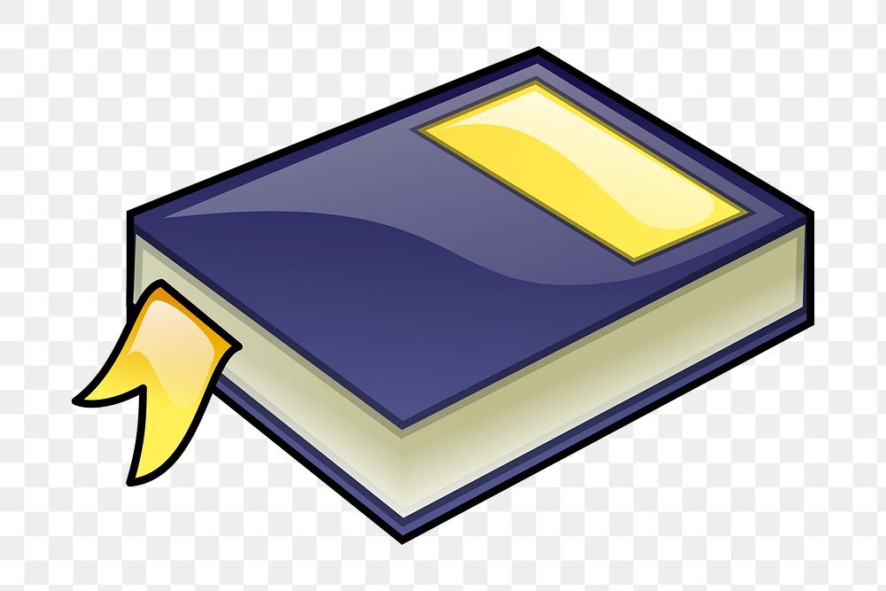 Book png sticker, transparent background. Free public domain CC0 image.