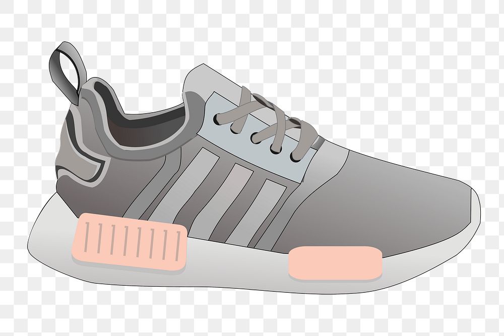 PNG Adidas running shoe clipart, transparent background. Free public domain CC0 image. BANGKOK, THAILAND, 30 JUNE 2023