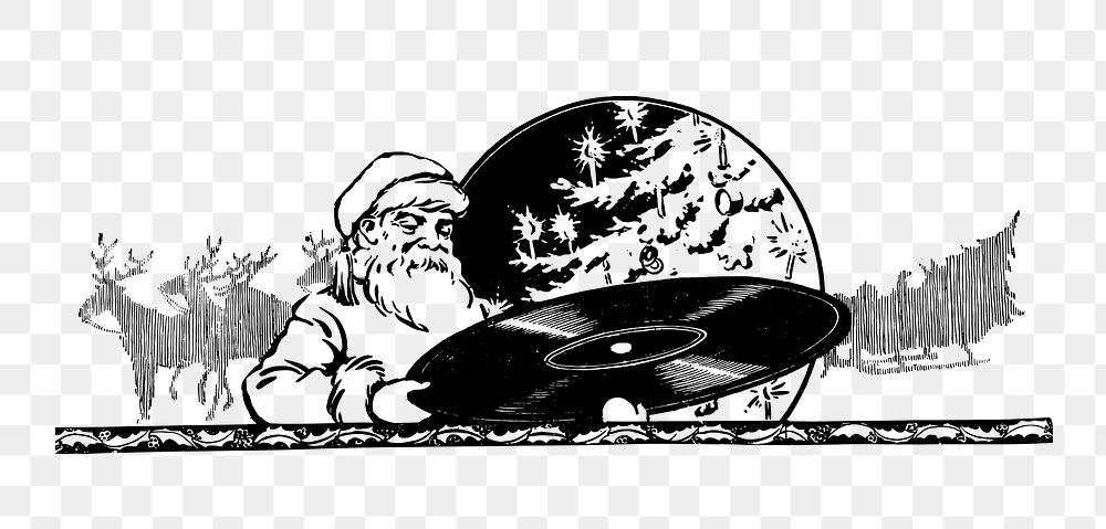 PNG Christmas music clipart, transparent background. Free public domain CC0 image.