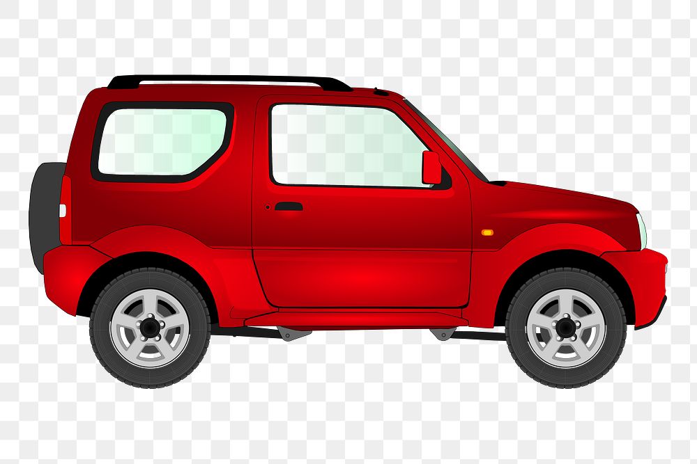 Car png illustration, transparent background. Free public domain CC0 image.