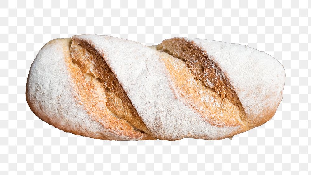 Baguette png food sticker, transparent background