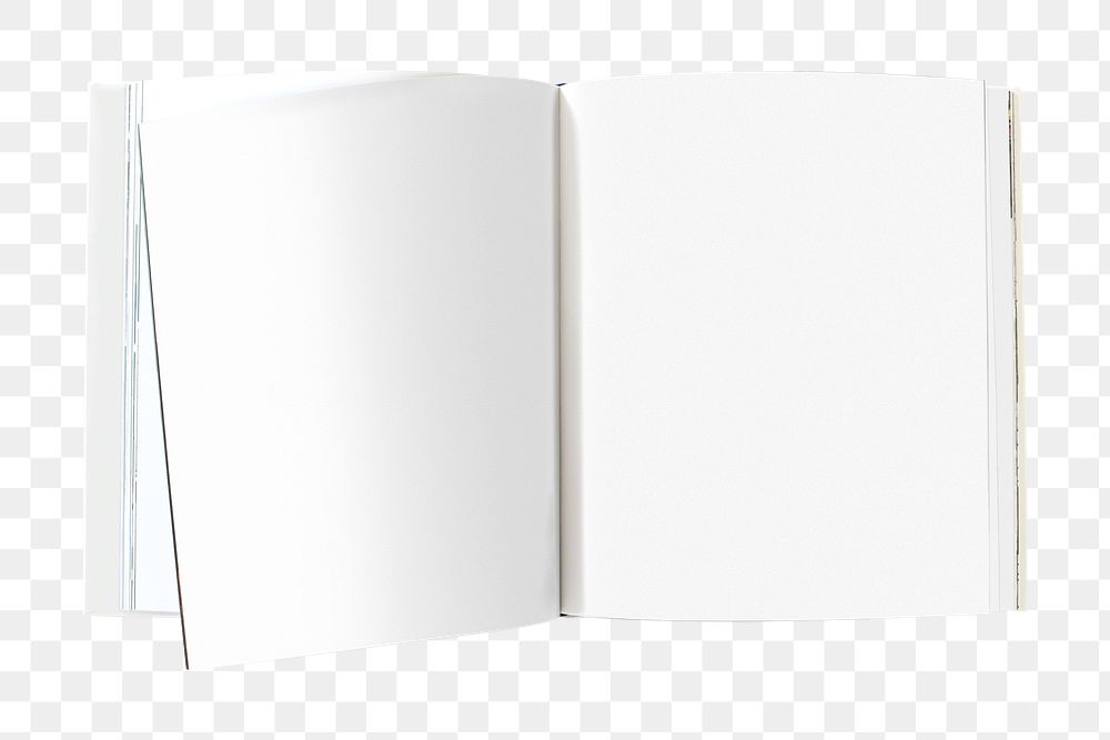 Blank notebook png, stationery sticker, transparent background