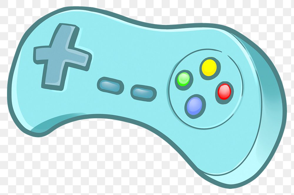 Game controller png sticker, transparent background