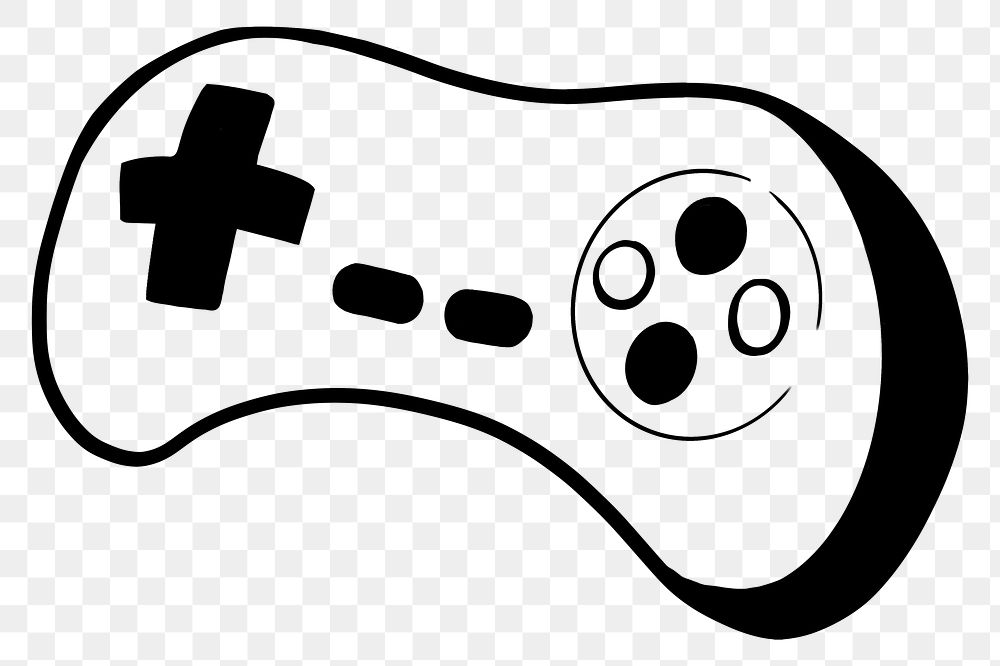 Game controller png sticker, transparent background