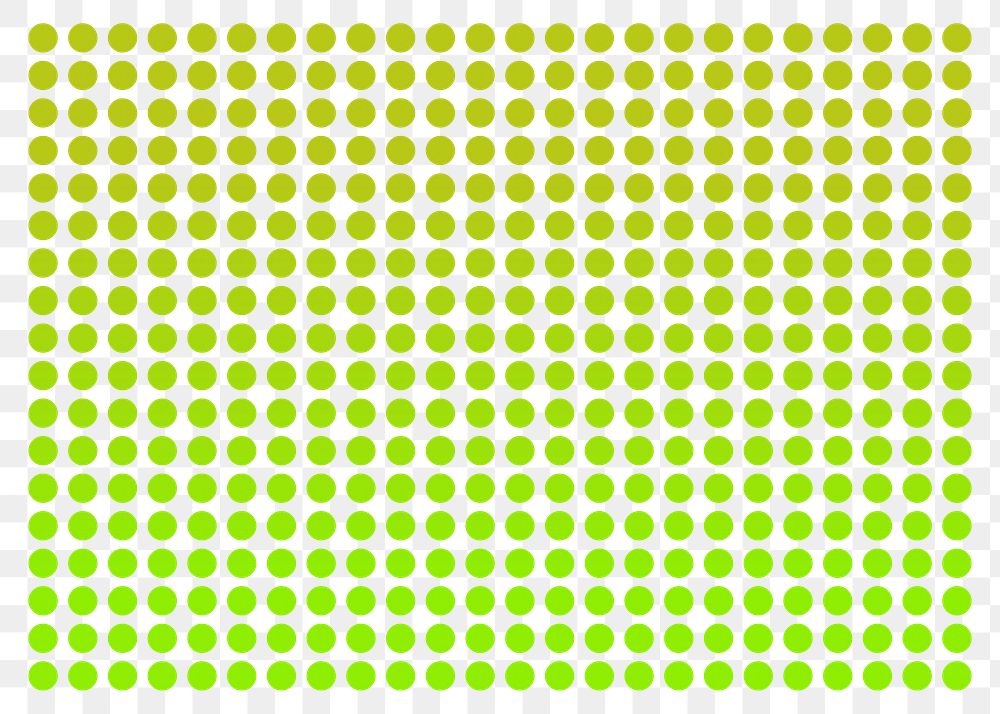 Green dotted pattern png sticker, transparent background
